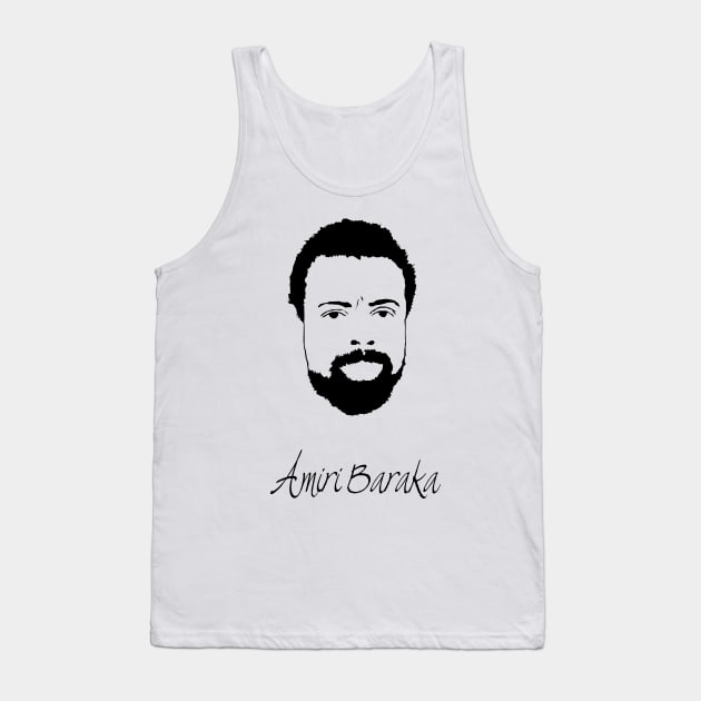 Amiri Baraka Quote Tank Top by PoetandChef